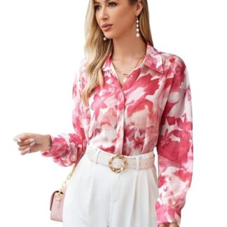 Long Sleeve Oversized Button Down (Small)