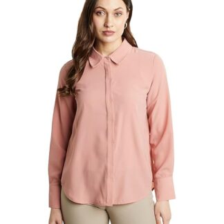 Premium Women's Solid Desk-to-Dinner' Soft Formal Shirt (Free Size)